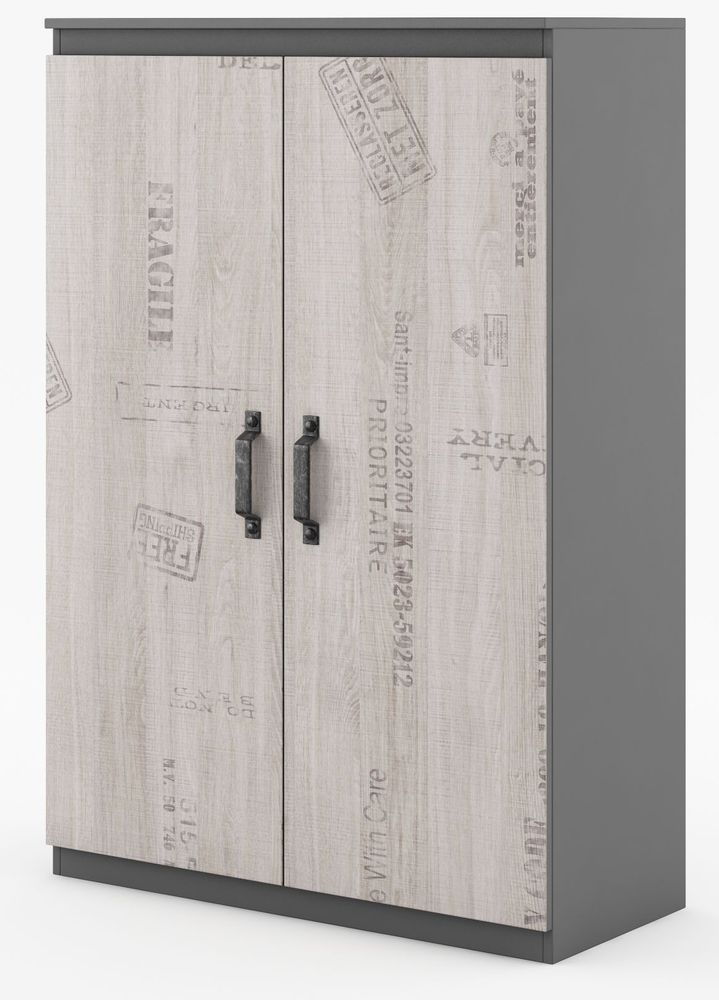 Deena skåp - Graphite/ek Deena skåp - Graphite/ek